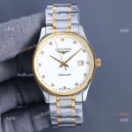 Best Quality Copy Longines Master Men Two Tone Diamond Watch Low Price